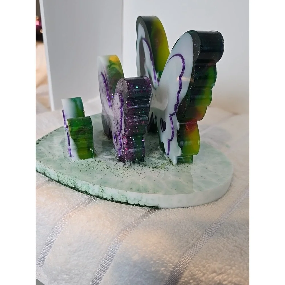 Handmade resin heart